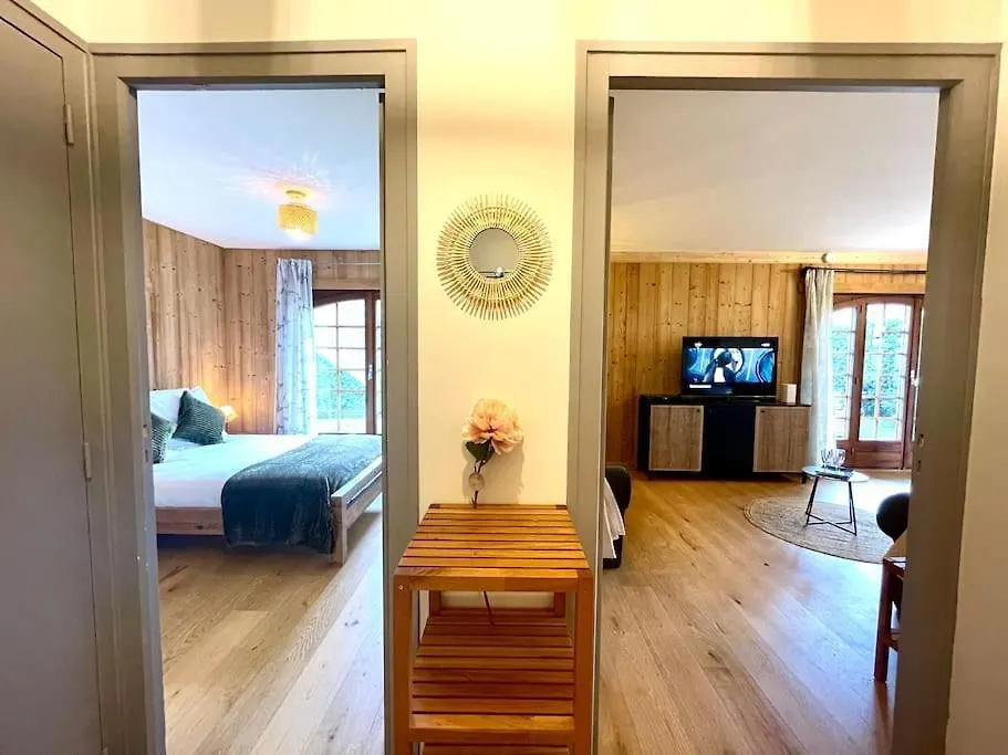 شقة Rez De Jardin, Les Gets, Renove Et Calme